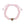 Load image into Gallery viewer, Heart Beaded Bracelet Adjustable - Rose Quartz