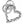 Load image into Gallery viewer, Pebble Heart Valet Key Fob