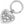 Load image into Gallery viewer, Contempo Heart Key Fob
