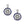Load image into Gallery viewer, Flora Petite Post Drop Earrings