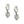 Load image into Gallery viewer, Cascade Heart Unity Post Drop Earrings