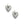 Load image into Gallery viewer, Cascade Heart Post Earrings