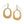 Load image into Gallery viewer, Meridian Geo Open Hoop French Wire Earrings