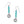 Load image into Gallery viewer, Contempo Nuevo Azul Dome French Wire Earrings