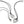 Load image into Gallery viewer, Cascade Open Heart Cord Necklace