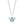 Load image into Gallery viewer, Kyoto In Bloom Indigo Petite Butterfly Necklace