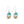 Load image into Gallery viewer, Sandrop Earrings - Ocean Gradient