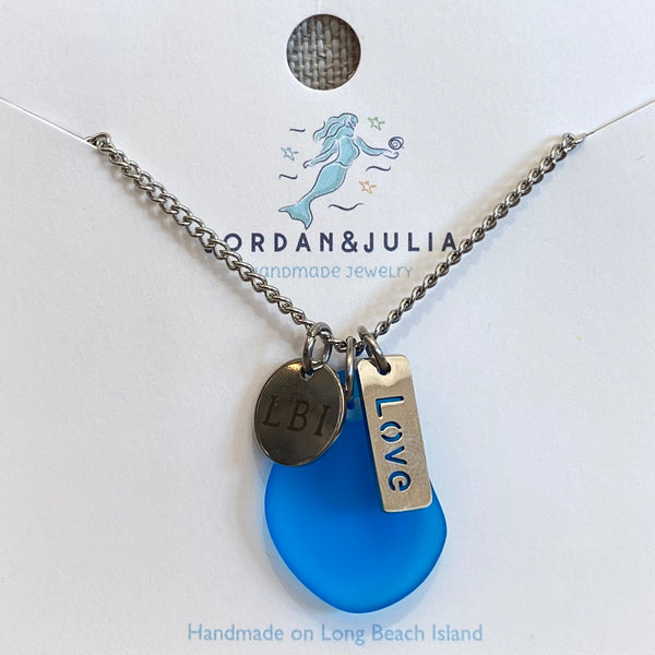 LBI Sea Glass Necklace