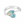 Load image into Gallery viewer, Full Heart Ring - Turquoise Gradient