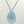 Load image into Gallery viewer, Pave Starfish Sea Glass Necklace Aqua - Jenna Jane's Jewelry