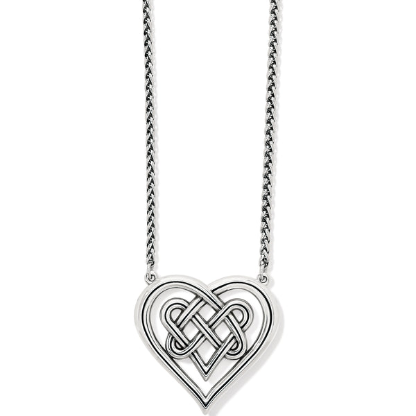 Interlok Crossing Hearts Necklace