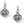 Load image into Gallery viewer, Interlok Petite Post Drop Earrings
