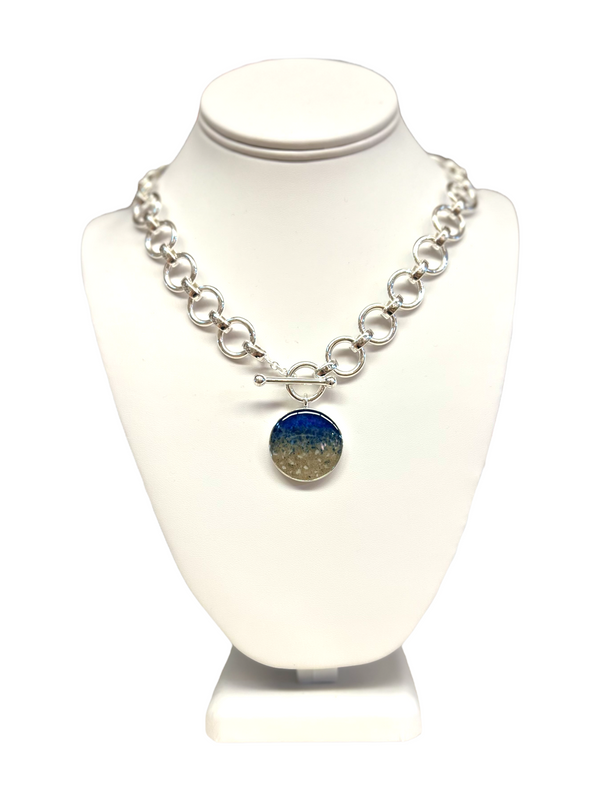 The Mediterranean Necklace - Sea Glass Gradient