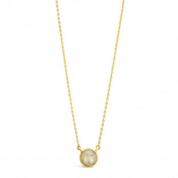 Round Delicate Dune Necklace - Gold