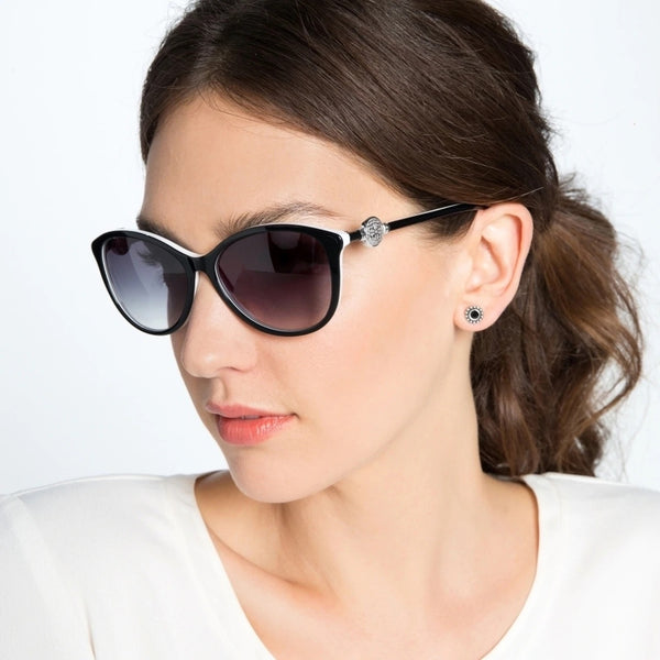 Ferrara Sunglasses Blk/White