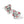 Load image into Gallery viewer, Candycane Sweetheart Post Earrings