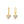 Load image into Gallery viewer, Sand Jewel Hanging Heart - Gold