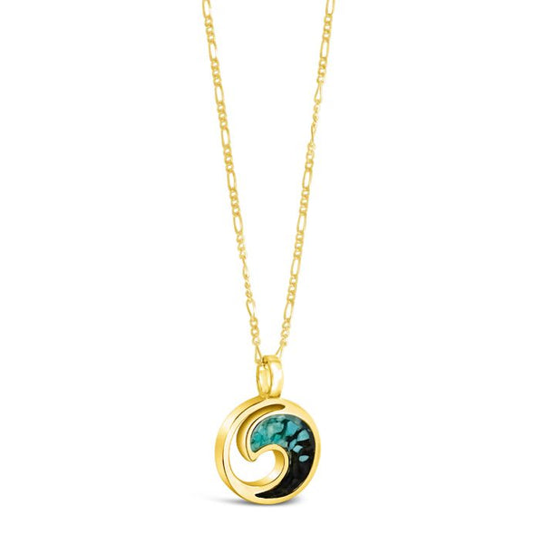 Wave Necklace Gold