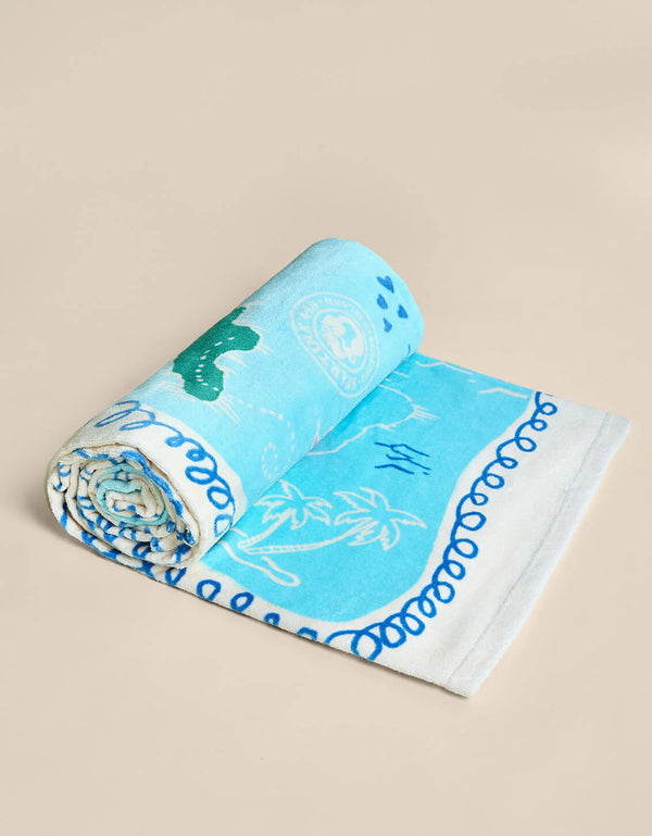 Overboard Beach Towel
