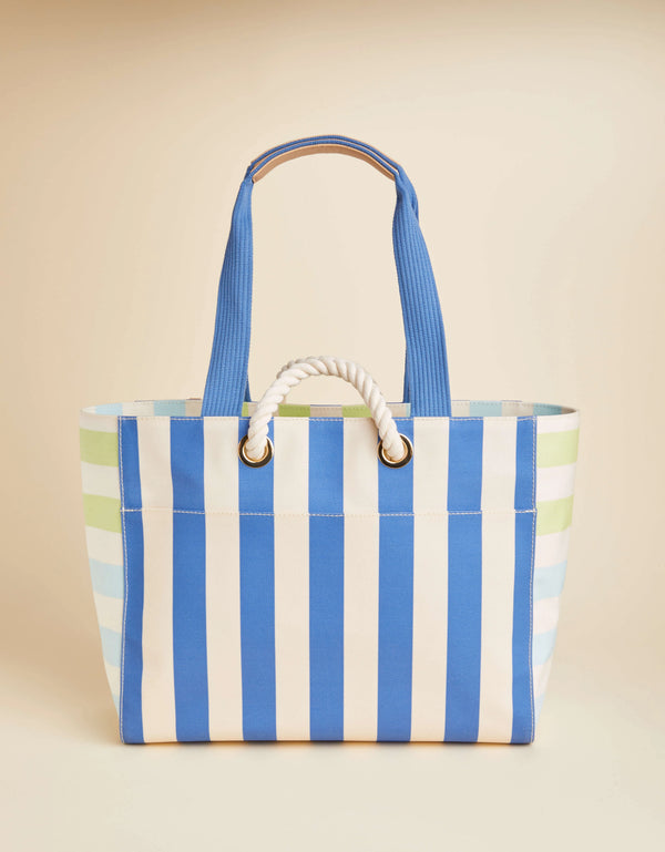 Beach Tote Overboard Stripe