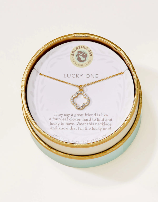 Lucky One Quatrefoil Sea La Vie Necklace