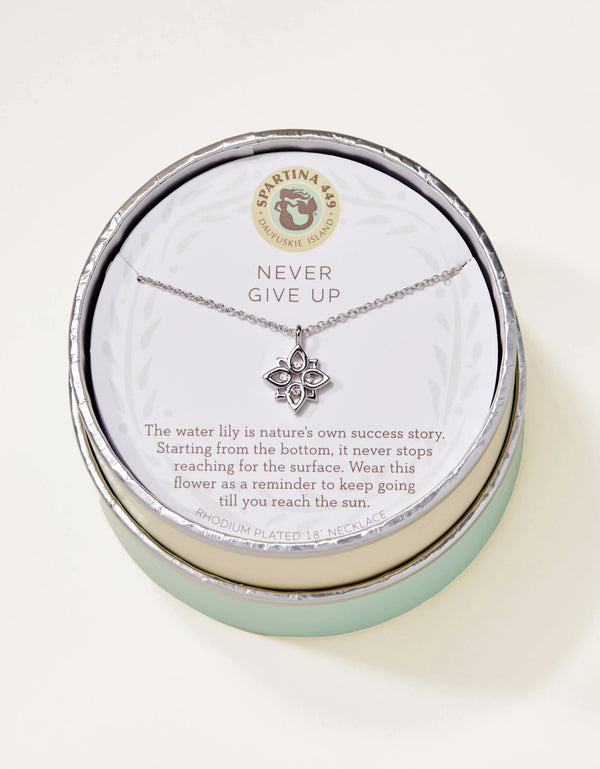 Never Give Up Lotus Sea La Vie Necklace