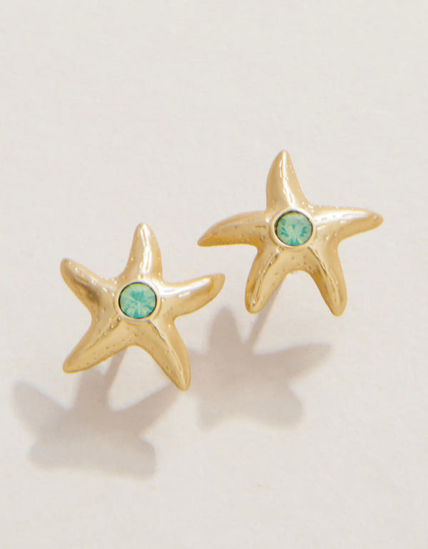 Friendship Starfish Sea La Vie Stud Earrings