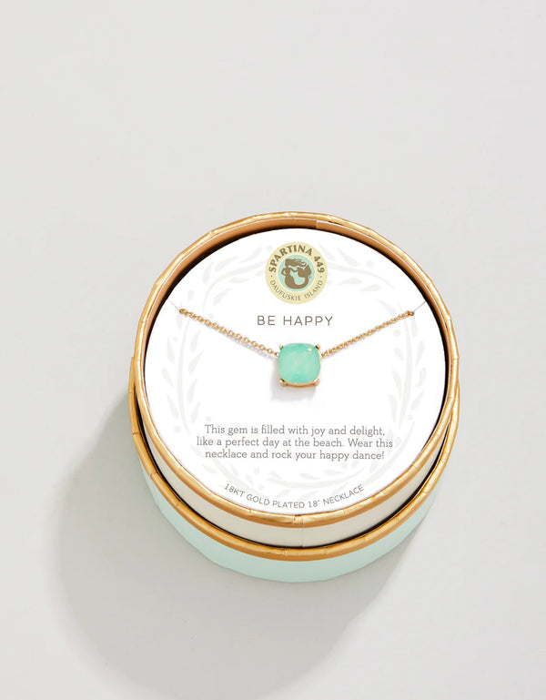 Be Happy Sea La Vie  Necklace