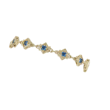 Gilded Collection 11 Stone Tennis Bracelet 7"
