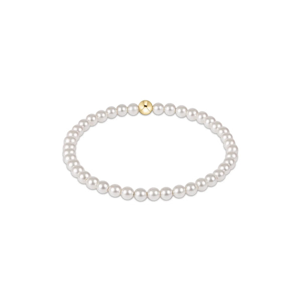 CLASSIC PEARL 4MM BEAD BRACELET