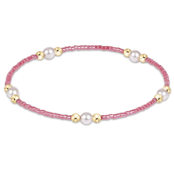 Hope Purpose Pearl Bracelet - Pink Champagne