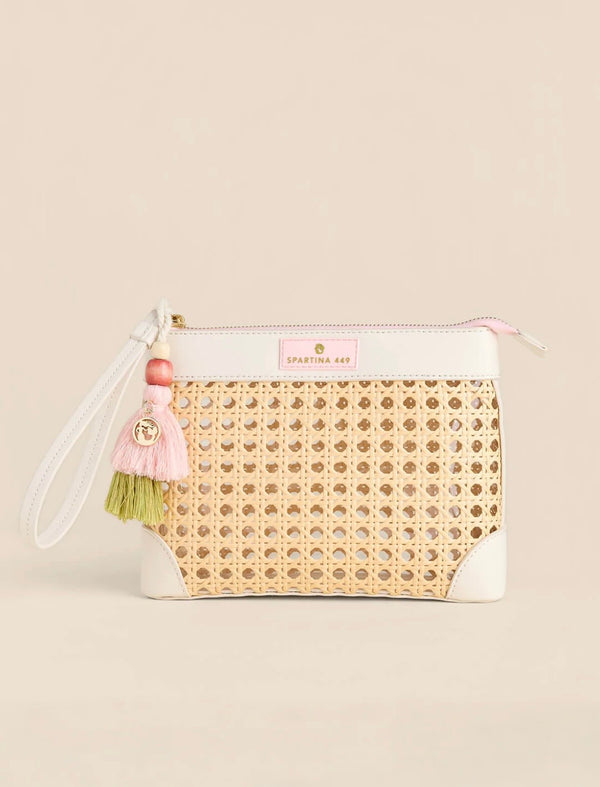 Splash Cane Wristlet Castillo Tropical - Light Beige