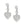 Load image into Gallery viewer, Meridian Petite Heart Wave Post Earrings
