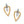 Load image into Gallery viewer, Love Messages B Calm Post Earrings
