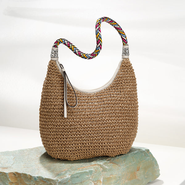 Shelby Straw Shoulder Bag