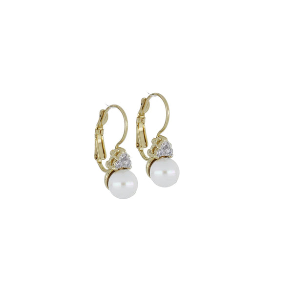 Pedra do Mar French Wire Earring Pave
