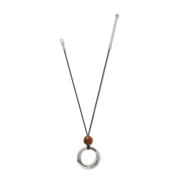 Cascade Rio Wood Ring Necklace