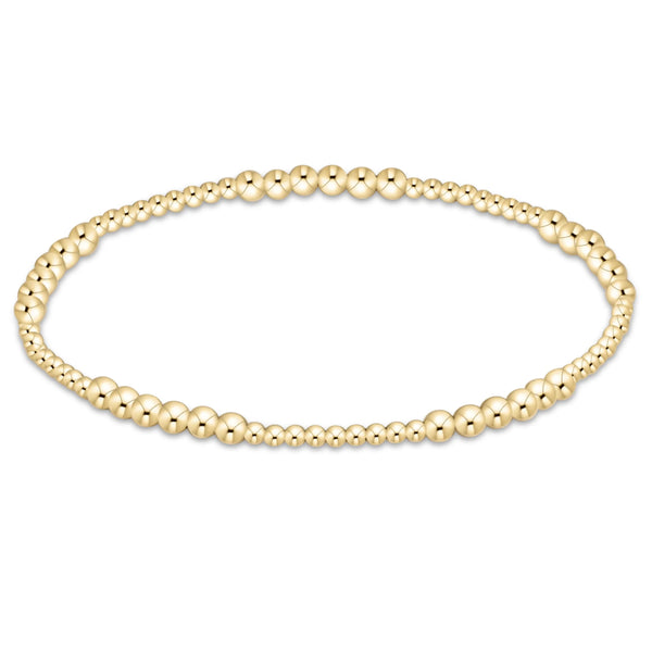 blissful gold 3mm bracelet