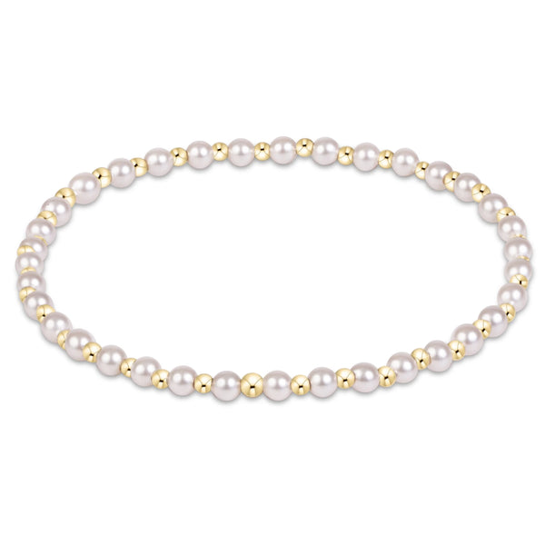 grateful pearl 3mm bracelet