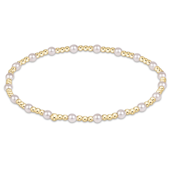 sincerity pearl 3mm bracelet