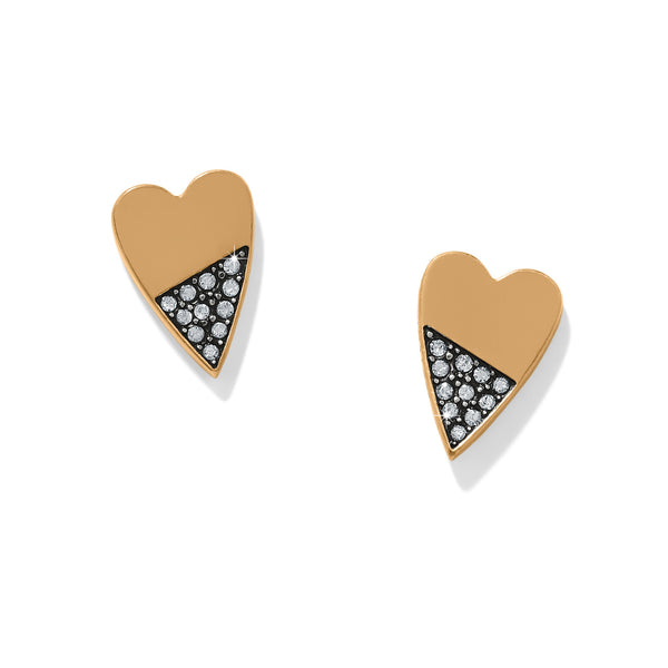 Love Messages Higher Love Heart Post Earrings