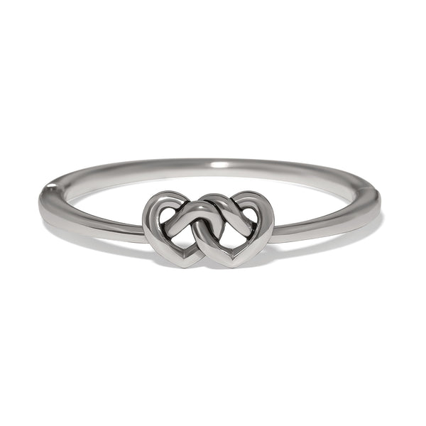 Interlok Linked Hearts Hinged Bangle