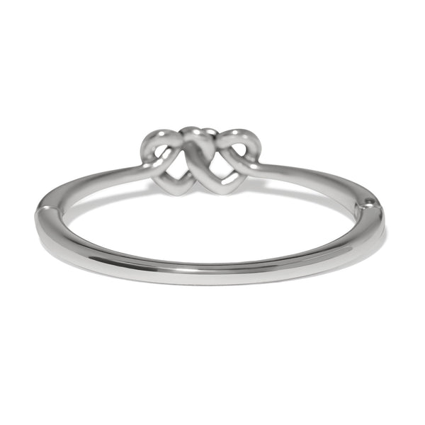 Interlok Linked Hearts Hinged Bangle