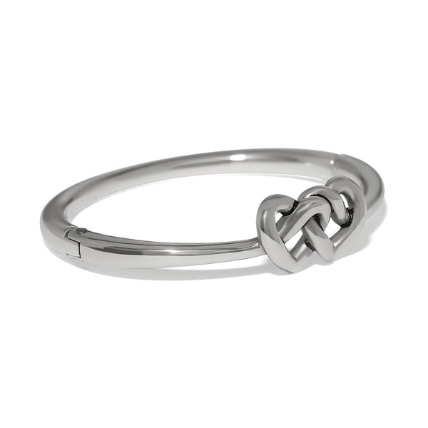 Interlok Linked Hearts Hinged Bangle