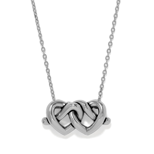 Interlok Linked Hearts Necklace