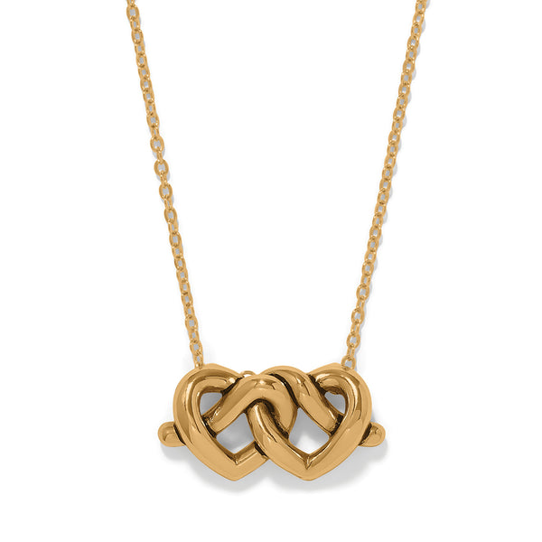 Interlok Linked Hearts Necklace