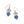 Load image into Gallery viewer, One Heart Duo Heart French Wire Earrings
