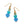 Load image into Gallery viewer, One Heart Multi Heart Bead French Wire Earrings
