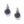 Load image into Gallery viewer, Halo Gemma Petite Round Post Drop Earrings
