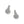 Load image into Gallery viewer, Halo Gemma Petite Round Post Drop Earrings
